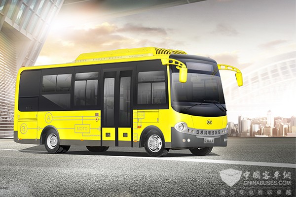 安凯HFF6680GEVB快充式纯电动微循环中巴