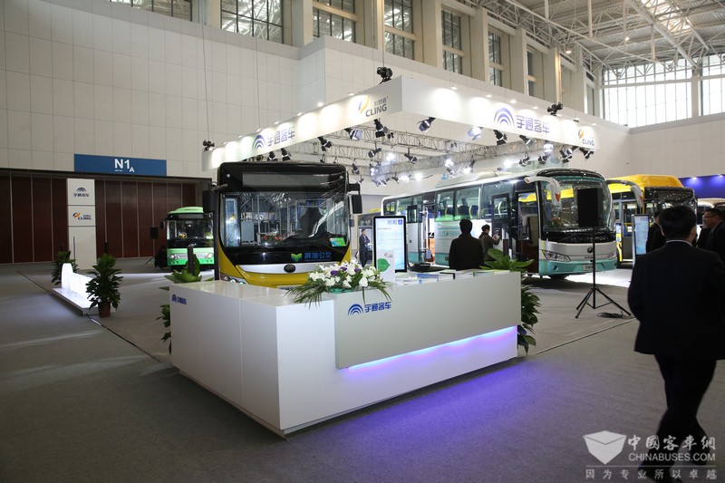 2017天津客车展：宇通客车展台
