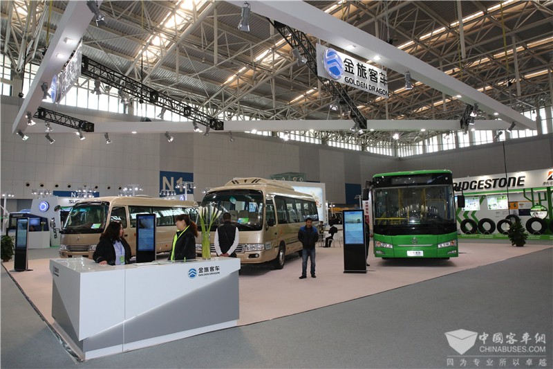 2017天津客车展：金旅客车展台 