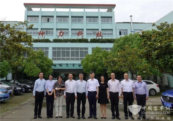 上海市经信委调研上海神力和亿氢科技 了解燃料电池完整产业链国产化情况