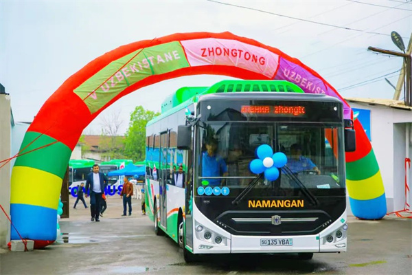 首批中通N系客车交付乌兹别克斯坦，助力纳曼干州公交服务升级