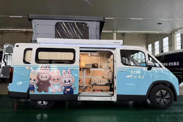 告别续航焦虑！福田66度大电池+天行超充 重新定义纯电房车“硬标准”