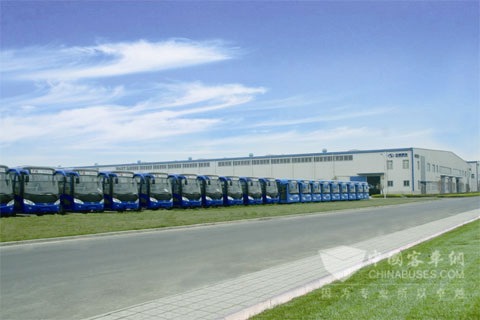 少林客车厂区全景