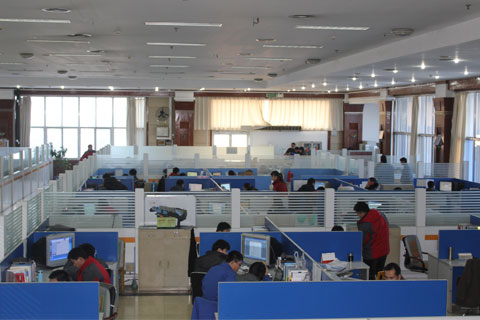 中通技术中心办公一隅