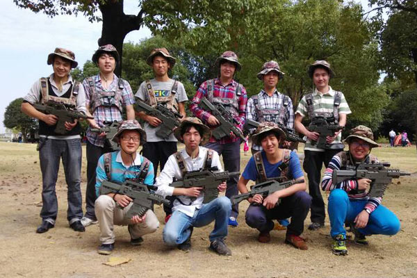 申沃团委支部联合活动-野外CS对战