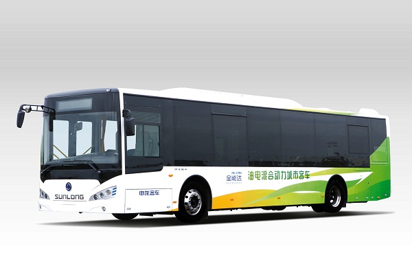 申龙SLK6129ULD5HEVZ1公交车（柴油/电混动国五10-45座）