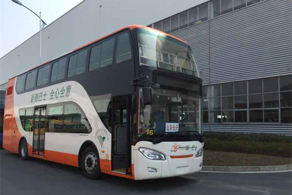 中车时代电动TEG6111EHEV01双层公交车（柴油/电混动国五10-68座）