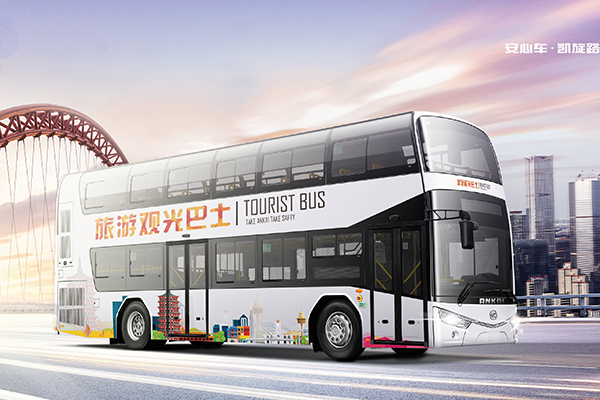安凯HFF6110GS01DE5双层公交车（柴油国五30-77座）