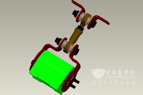 华越一种辅助支撑装置安装示意图