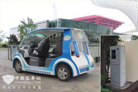  鼎充直流充电桩服务于上海世博会